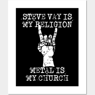 steve vai is my religion Posters and Art